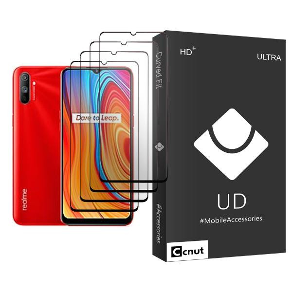 محافظ صفحه نمایش کوکونات مدل UDB Ultra MIX004 مناسب برای گوشی موبایل ریلمی C3 بسته چهار عددی