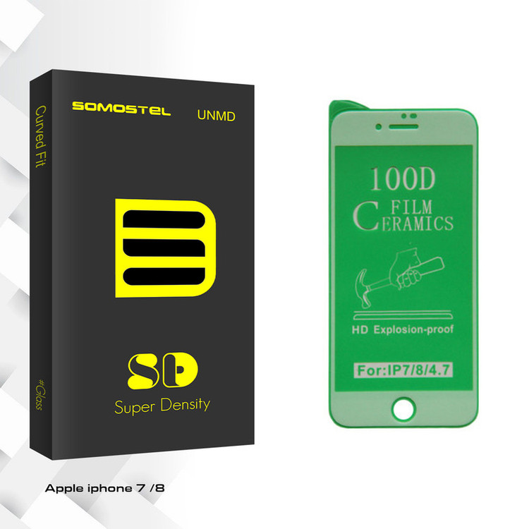 محافظ صفحه نمایش سوماستل مدل SD Glass مناسب برای گوشی موبایل اپل iphone 7 /8