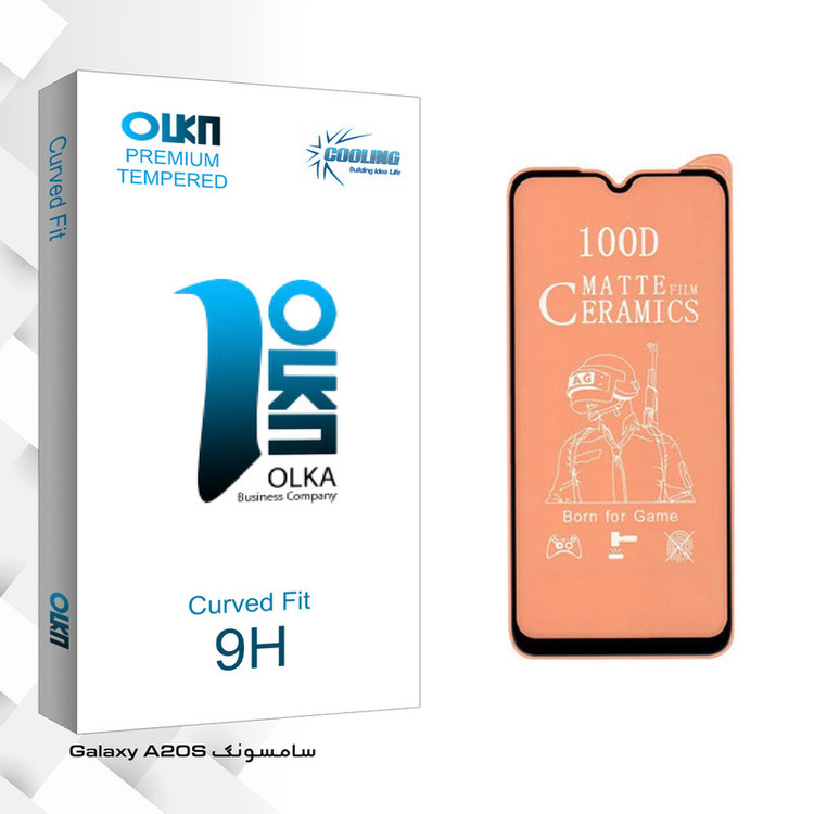 محاظ صفحه نمایش مات کولینگ مدل Olka glass مناسب برای گوشی موبایل سامسونگ Galaxy A20S