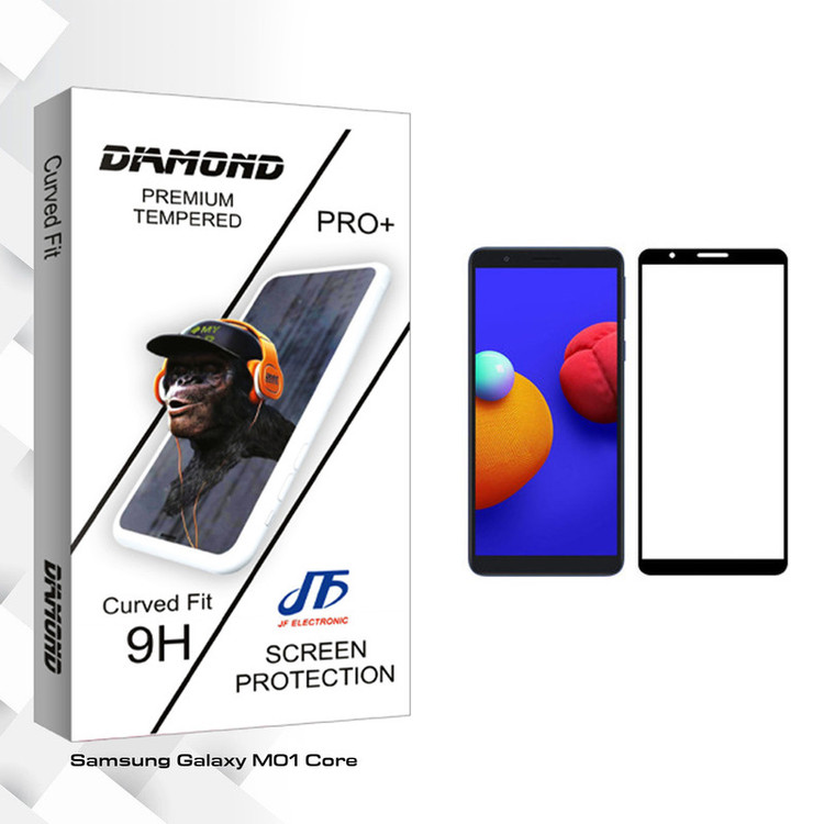 محافظ صفحه نمایش جی اف مدل Diamond glass مناسب برای گوشی موبایل سامسونگ Galaxy M01 Core