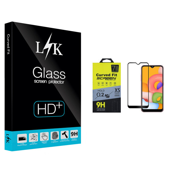 محافظ صفحه نمایش ال کی مدل +LITE مناسب برای گوشی موبایل سامسونگ Galaxy A01