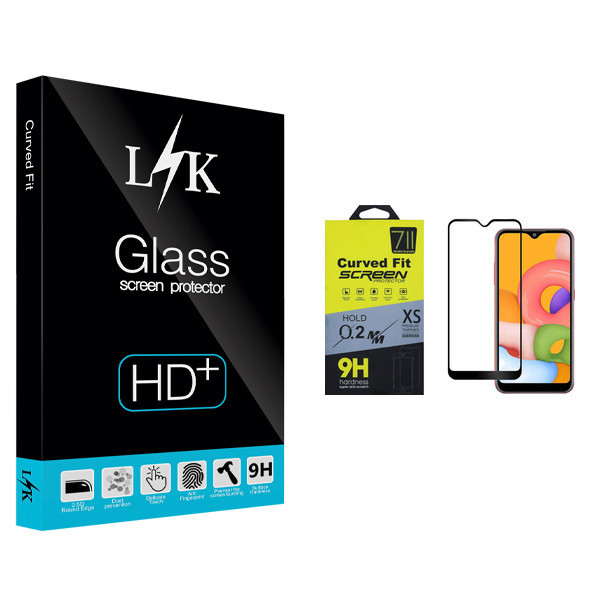 محافظ صفحه نمایش ال کی مدل +LITE مناسب برای گوشی موبایل سامسونگ Galaxy A01