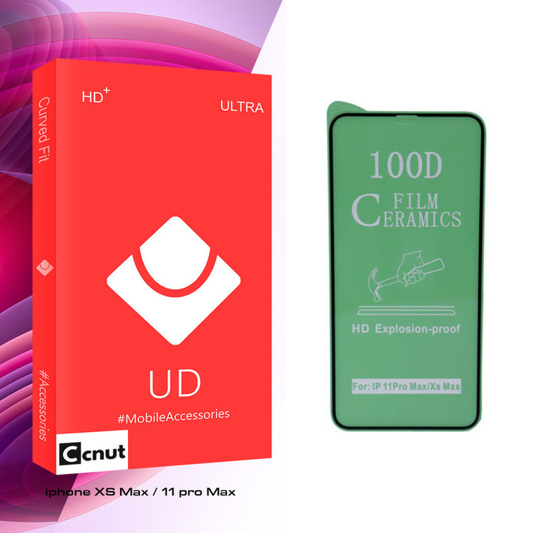 محافظ صفحه نمایش کوکونات مدل UD Glass مناسب برای گوشی موبایل اپل iphone xs max