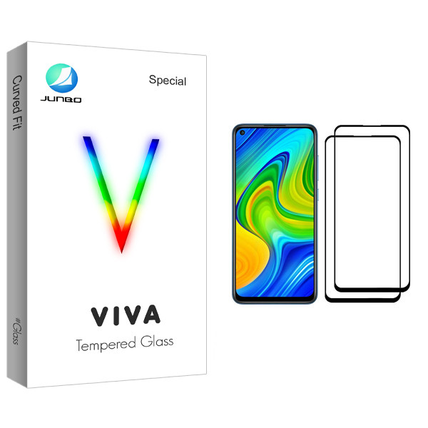 محافظ صفحه نمایش جانبو مدل Viva Glass مناسب برای گوشی موبایل شیائومی Redmi Note 9 بسته دو عددی