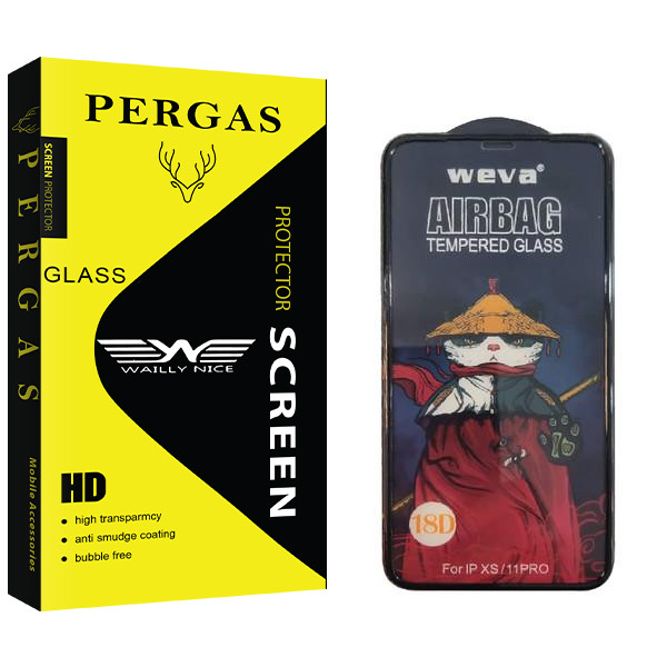 محافظ صفحه نمایش وایلی نایس مدل Pergas Air Bag مناسب برای گوشی موبایل اپل iPhone XS Max