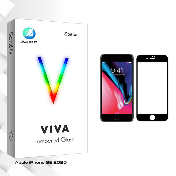 محافظ صفحه نمایش جانبو مدل Viva Glass مناسب برای گوشی موبایل اپل iPhone SE 2020