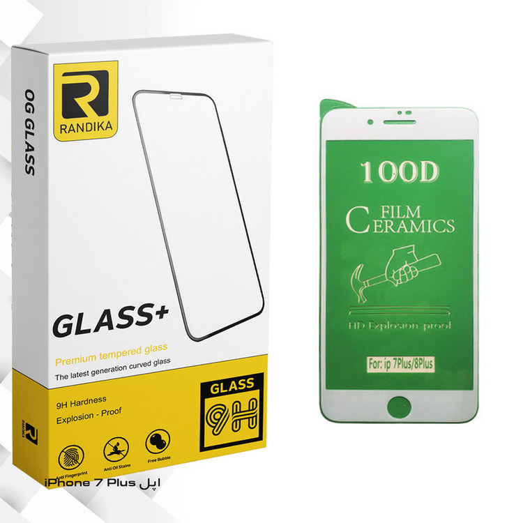 محافظ صفحه نمایش سرامیکی راندیکا مدل GLD مناسب برای گوشی موبایل اپل iPhone 7 Plus