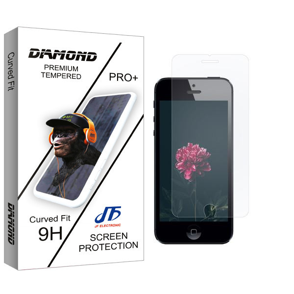 محافظ صفحه نمایش جی اف مدل Diamond مناسب برای گوشی موبایل اپل iPhone 5