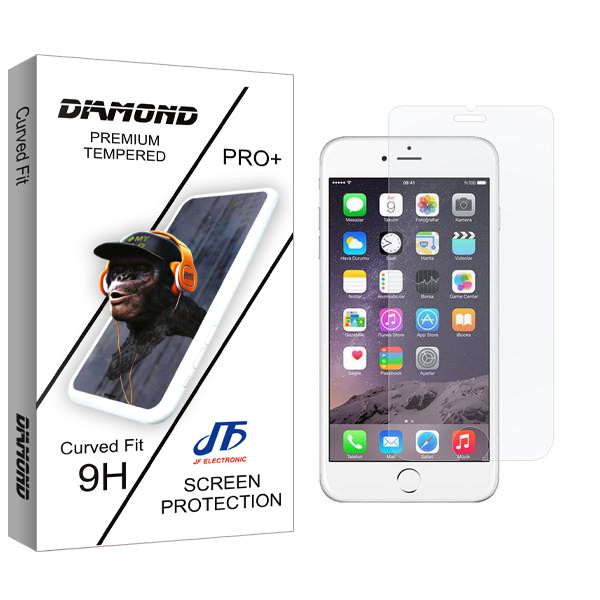 محافظ صفحه نمایش جی اف مدل Diamond مناسب برای گوشی موبایل اپل iPhone 6 Plus