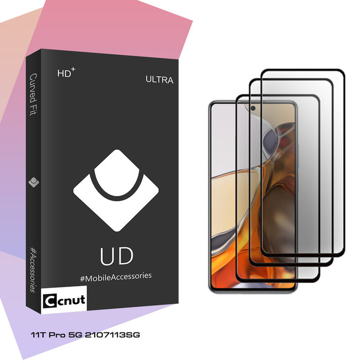 محافظ صفحه نمایش سرامیکی کوکونات مدل UDB Ultra مناسب برای گوشی موبایل شیائومی 11T Pro 5G 2107113SG بسته سه عددی