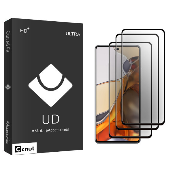 محافظ صفحه نمایش سرامیکی کوکونات مدل UDB Ultra مناسب برای گوشی موبایل شیائومی 11T Pro 5G 2107113SG بسته سه عددی