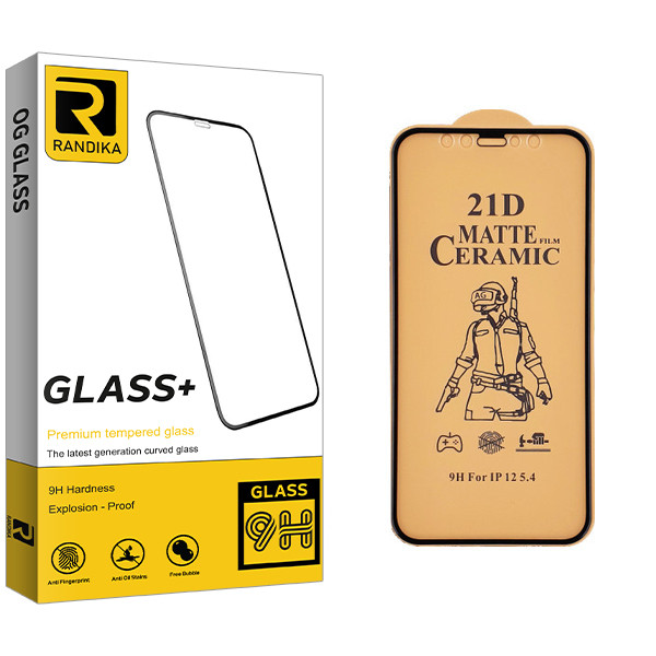 محافظ صفحه نمایش سرامیکی راندیکا مدل GLD مناسب برای گوشی موبایل اپل iPhone 12 mini