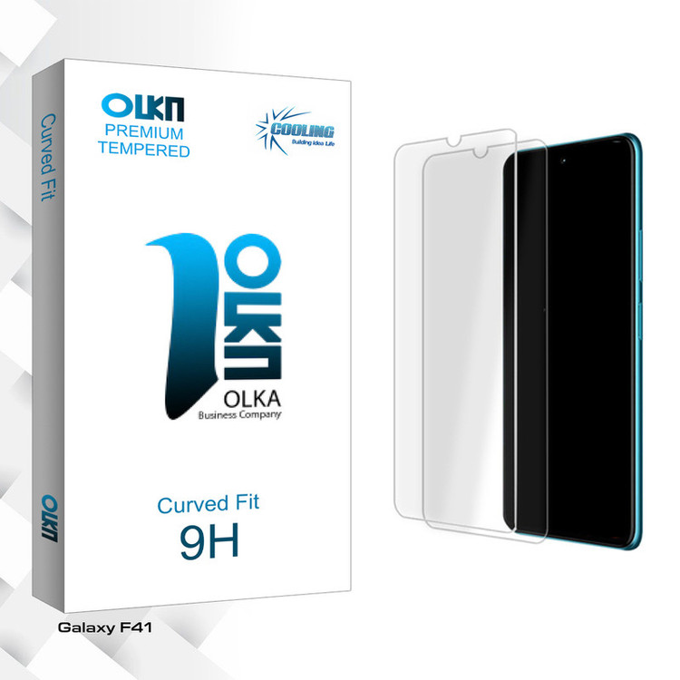محافظ صفحه نمایش شیشه ای کولینگ مدل Olka Glass MIX مناسب برای گوشی موبایل سامسونگ Galaxy F41 بسته دو عددی