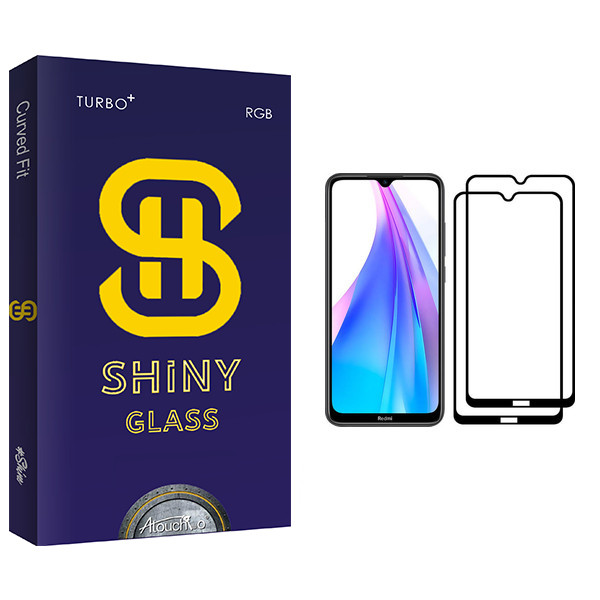 محافظ صفحه نمایش آتوچبو مدل Shiny Glass مناسب برای گوشی موبایل شیائومی Redmi Note 8T بسته دو عددی