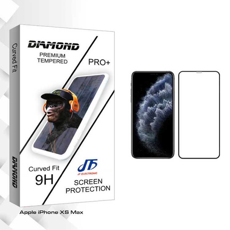 محافظ صفحه نمایش مات جی اف مدل Diamond glass مناسب برای گوشی موبایل اپل iPhone XS Max