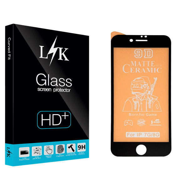محافظ صفحه نمایش مات ال کی مدل Hard glass مناسب برای گوشی موبایل اپل iphone 7/8