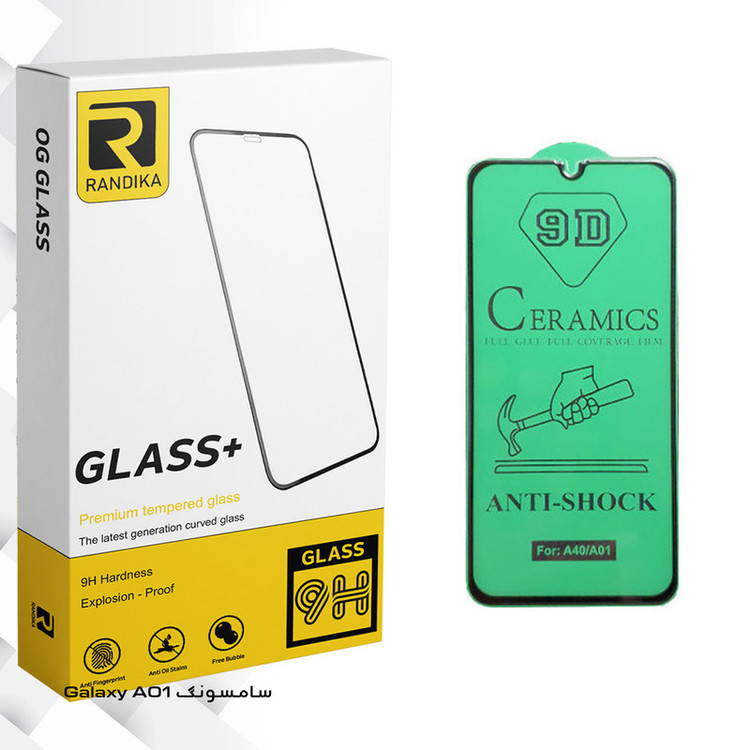 محافظ صفحه نمایش سرامیکی راندیکا مدل GLD مناسب برای گوشی موبایل سامسونگ Galaxy A01