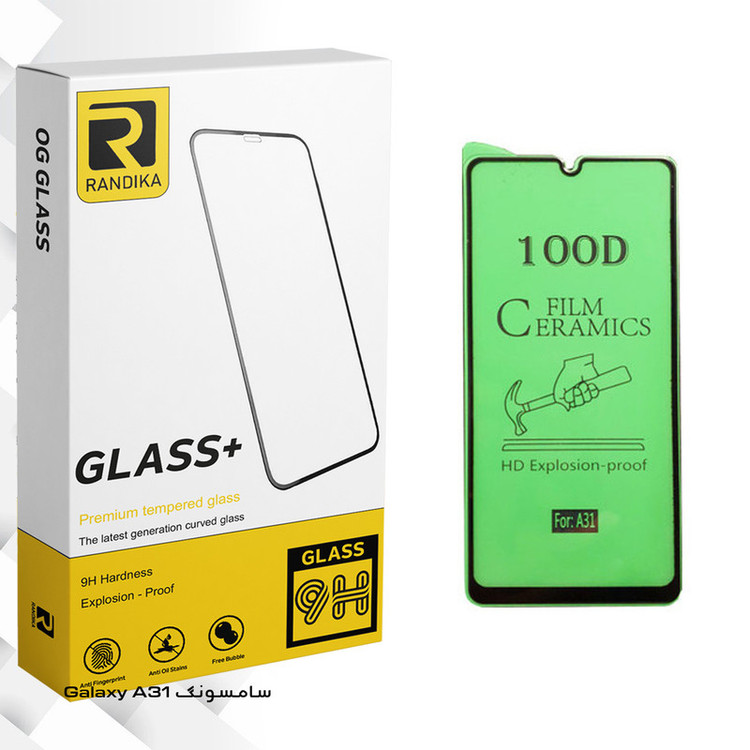 محافظ صفحه نمایش سرامیکی راندیکا مدل GLD مناسب برای گوشی موبایل سامسونگ Galaxy A31