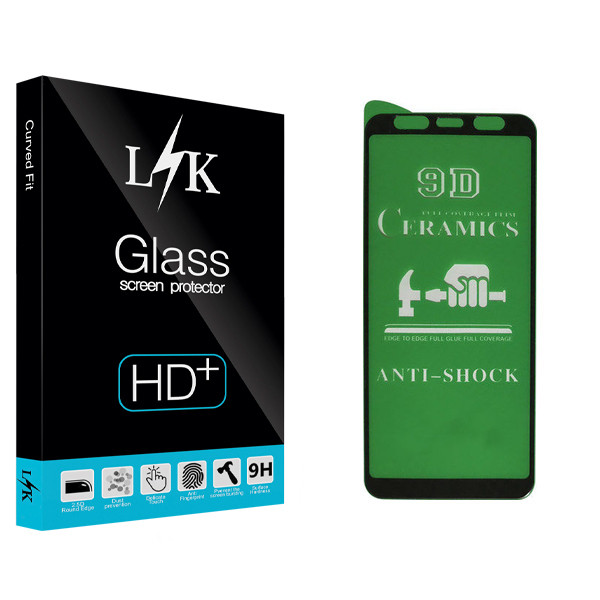 محافظ صفحه نمایش سرامیکی ال کی مدل +LITE مناسب برای گوشی موبایل سامسونگ Galaxy J4 Plus