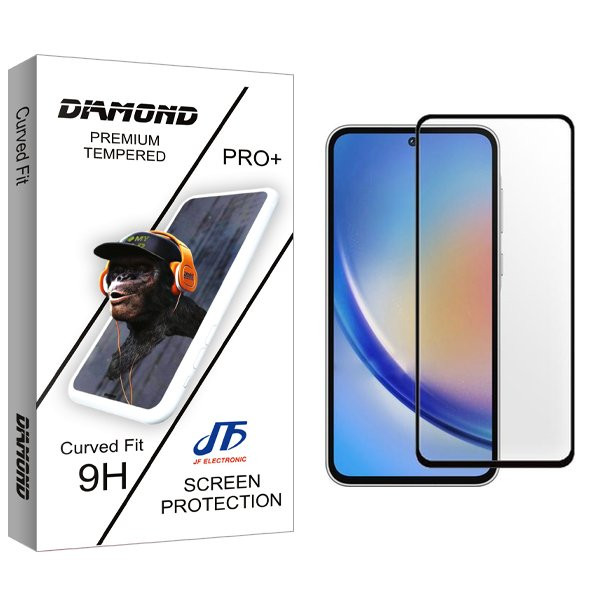محافظ صفحه نمایش شیشه ای جی اف مدل Diamond مناسب برای گوشی موبایل سامسونگ Galaxy A35/A55