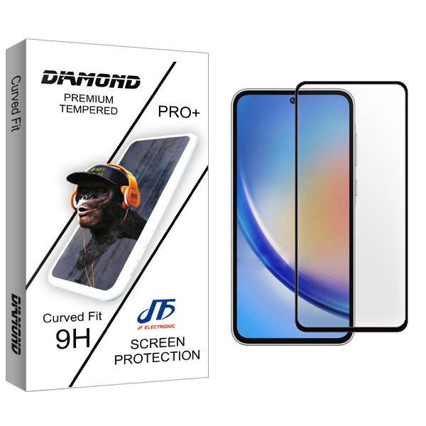 محافظ صفحه نمایش شیشه ای جی اف مدل Diamond مناسب برای گوشی موبایل سامسونگ Galaxy A35/A55