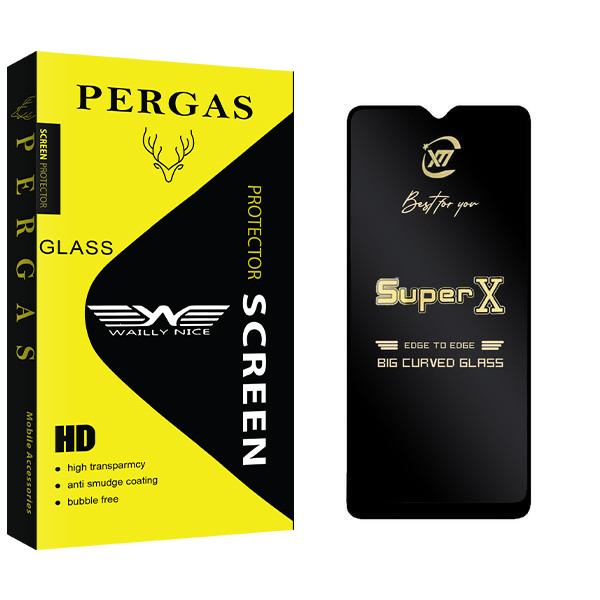 محافظ صفحه نمایش وایلی نایس مدل Pergas SuperX مناسب برای گوشی موبایل سامسونگ Galaxy M10 / M20 / A10