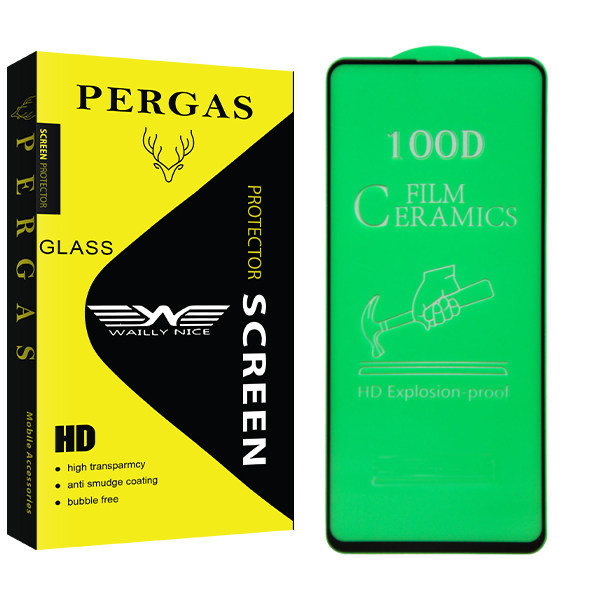 محافظ صفحه نمایش سرامیکی  وایلی نایس مدل Pergas Glass مناسب برای گوشی موبایل سامسونگ Galaxy A71/ M51 / M62