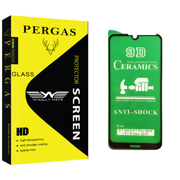 محافظ صفحه نمایش سرامیکی وایلی نایس مدل Pergas Glass مناسب برای گوشی موبایل هوآوی Y7 2019