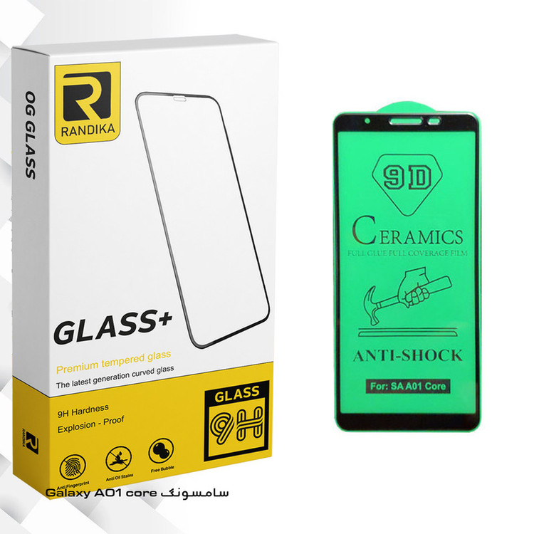 محافظ صفحه نمایش سرامیکی راندیکا مدل GLD مناسب برای گوشی موبایل سامسونگ Galaxy A01 core