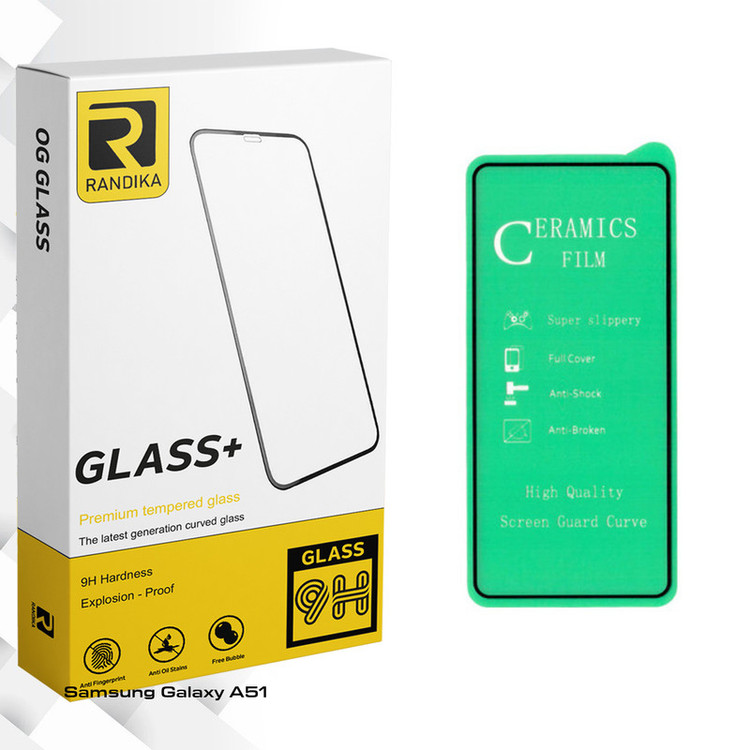 محافظ صفحه نمایش سرامیکی راندیکا مدل GLD مناسب برای گوشی موبایل سامسونگ Galaxy A51