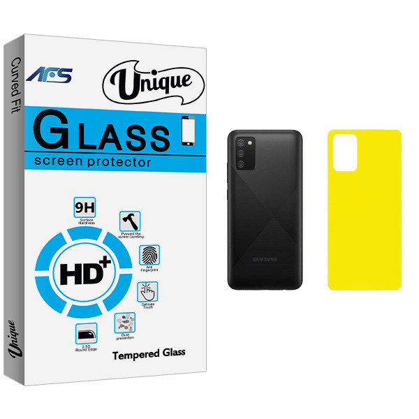 محافظ پشت گوشی ای اف اس مدل Unique Glass مناسب برای گوشی موبایل سامسونگ Galaxy A02s