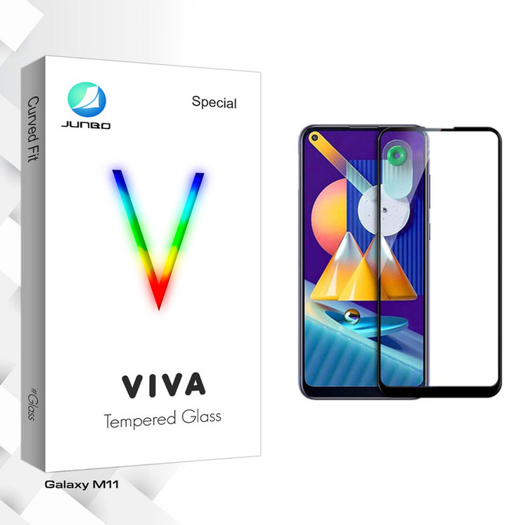 محافظ صفحه نمایش سرامیکی جانبو مدل Viva Glass مناسب برای گوشی موبایل سامسونگ Galaxy M11