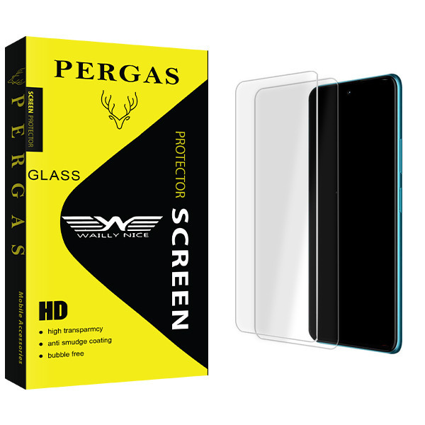 محافظ صفحه نمایش شیشه ای وایلی نایس مدل Pergas Glass MIX3 مناسب برای گوشی موبایل اوپو A33 (2020) بسته دو عددی