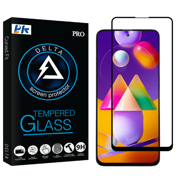 محافظ صفحه نمایش سرامیکی مات پی کی مدل Delta Glass مناسب برای گوشی موبایل سامسونگ Galaxy M31s/ A52