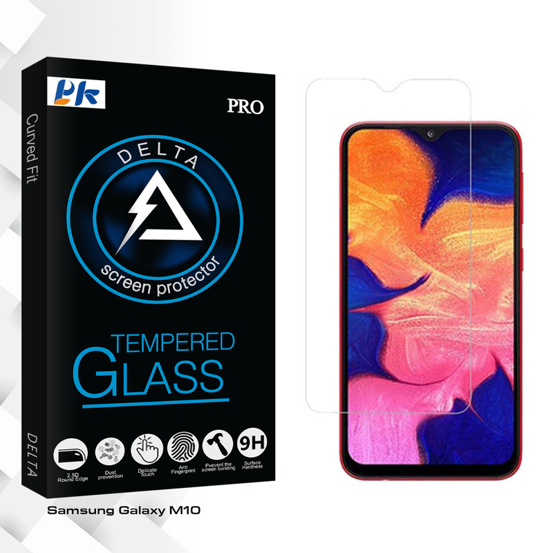 محافظ صفحه نمایش پی کی مدل Delta Glass مناسب برای گوشی موبایل سامسونگ Galaxy M10