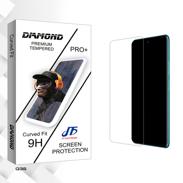 محافظ صفحه نمایش شیشه ای جی اف مدل Diamond Glass MIX3 مناسب برای گوشی موبایل ریلمی Q3S