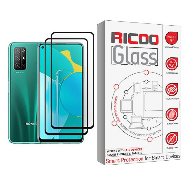 محافظ صفحه نمایش ریکو مدل Ricoo Glass MIX002 مناسب برای گوشی موبایل آنر 30S بسته دو عددی