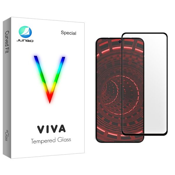 محافظ صفحه نمایش شیشه ای جانبو مدل Viva مناسب برای گوشی موبایل سامسونگ Galaxy F62