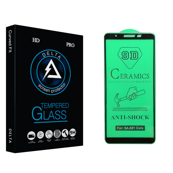 محافظ صفحه نمایش سرامیکی دلتا مدل Fit مناسب برای گوشی موبایل سامسونگ Galaxy A01 core