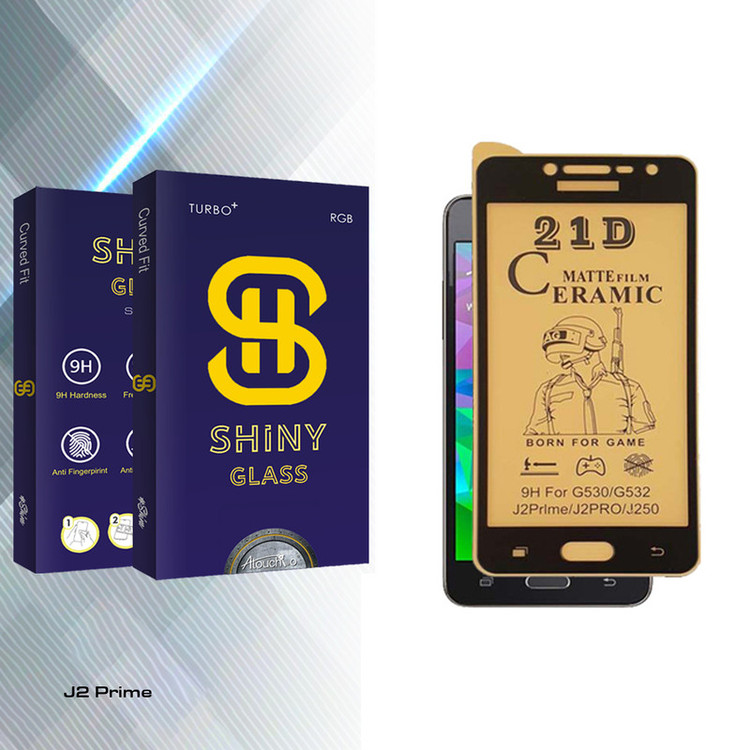 محافظ صفحه نمایش سرامیکی مات آتوچبو مدل Shiny Glass مناسب برای گوشی موبایل سامسونگ Galaxy J2 Prime