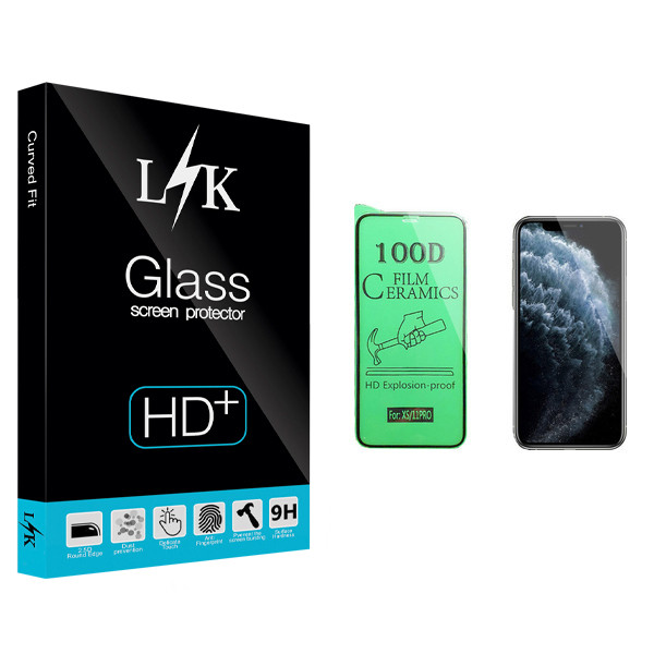محافظ صفحه نمایش سرامیکی ال کی مدل +LITE مناسب برای گوشی موبایل اپل iPhone X