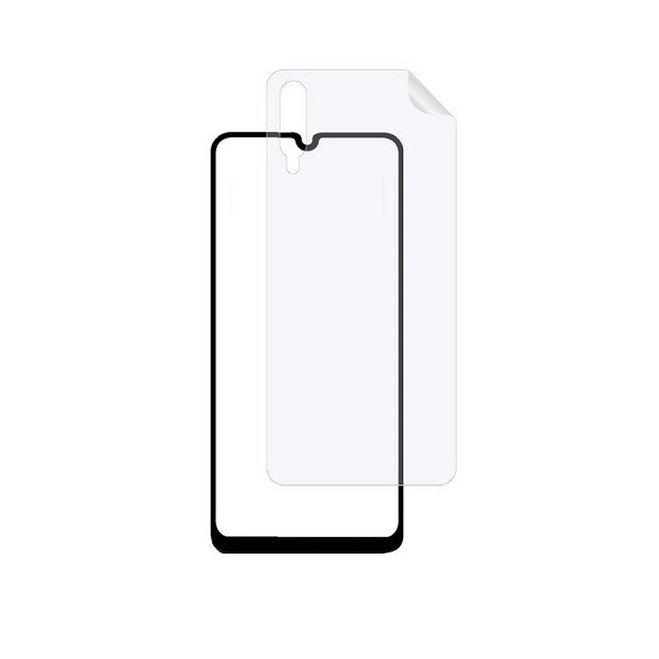 محافظ صفحه نمایش کی آر مدل FUL مناسب برای گوشی موبایل سامسونگ Galaxy A50 به همراه محافظ پشت گوشی