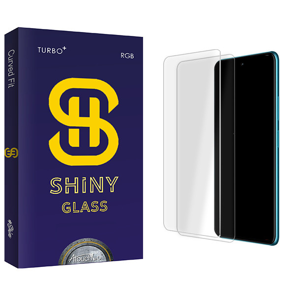 محافظ صفحه نمایش شیشه ای آتوچبو مدل Shiny Glass MIX مناسب برای گوشی موبایل موتورولا Moto E40 \ G60s بسته دو عددی