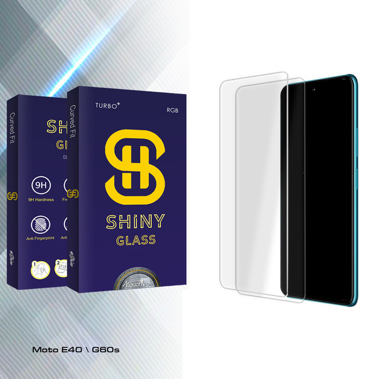 محافظ صفحه نمایش شیشه ای آتوچبو مدل Shiny Glass MIX مناسب برای گوشی موبایل موتورولا Moto E40 \ G60s بسته دو عددی