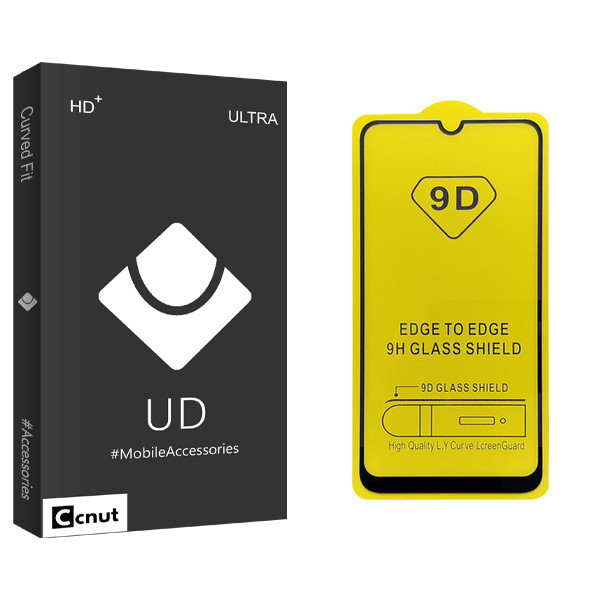 محافظ صفحه نمایش 9D کوکونات مدل UD Black مناسب برای گوشی موبایل سامسونگ Galaxy A50