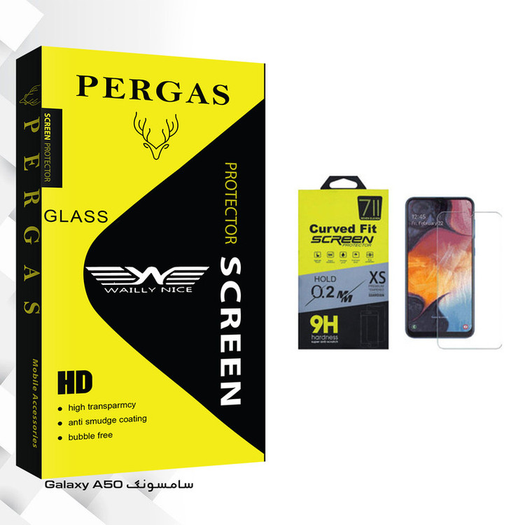 محافظ صفحه نمایش وایلی نایس مدل Pergas Glass مناسب برای گوشی موبایل سامسونگ Galaxy A50