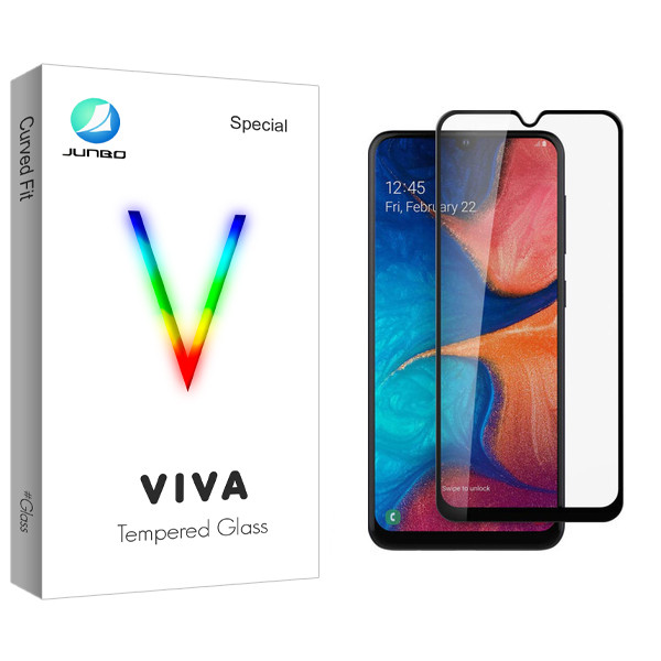 محافظ صفحه نمایش جانبو مدل Viva Glass مناسب برای گوشی موبایل سامسونگ Galaxy A20