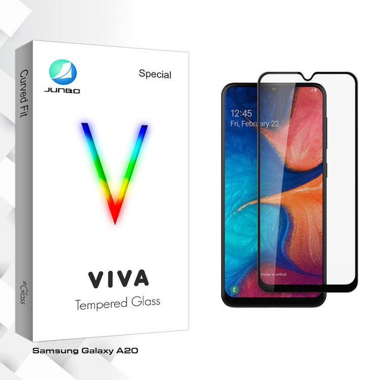 محافظ صفحه نمایش جانبو مدل Viva Glass مناسب برای گوشی موبایل سامسونگ Galaxy A20