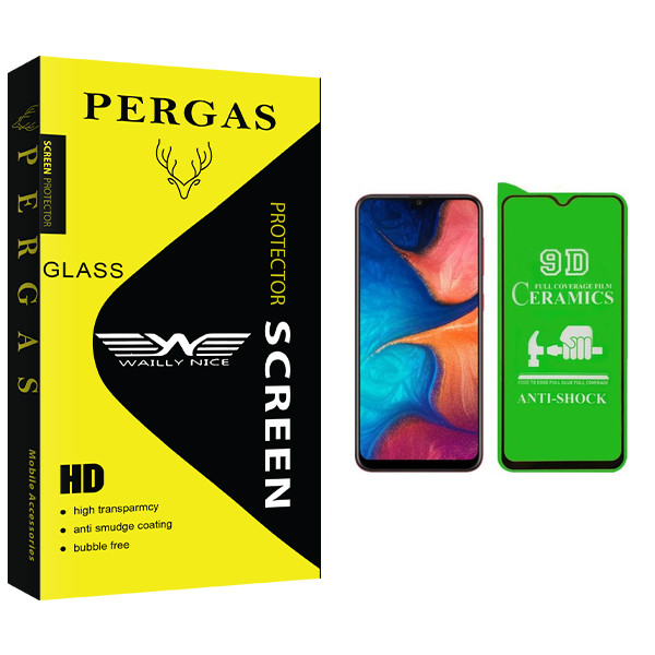 محافظ صفحه نمایش سرامیکی وایلی نایس مدل Pergas Glass مناسب برای گوشی موبایل سامسونگ Galaxy A20