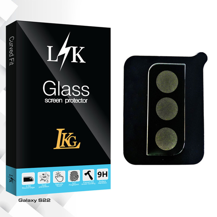 محافظ لنز گوشی ال کا جی مدل LK Glass SFLL مناسب برای گوشی موبایل سامسونگ Galaxy S22